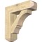 Ekena Millwork Balboa Craftsman Rough Sawn Bracket w/ Offset Brace, Douglas Fir, 8"W x 28"D x 28"H BKT0806X28X28BOA04RDF - alternate 1